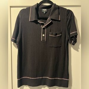 Todd Snyder Italian Cotton Silk Tipped Riviera Sweater Polo